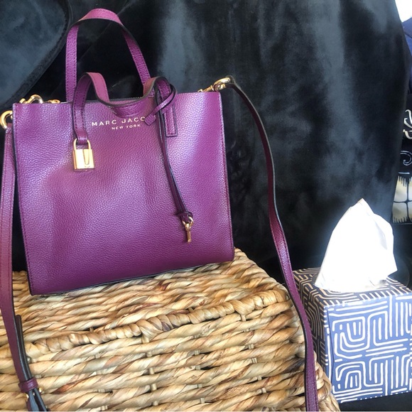 Marc Jacobs Plum Satchel Bag - Picture 1 of 4
